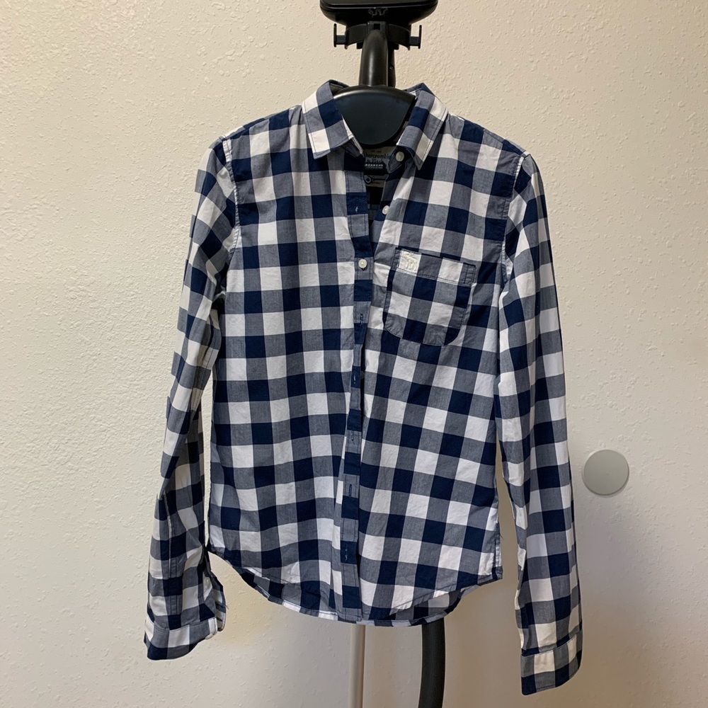 Abercrombie Fitch plaid shirt-XS